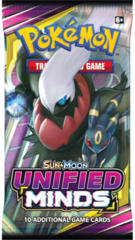 Pokemon Sun & Moon SM11 Unified Minds Booster Pack -- RANDOM PACK ART